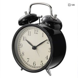 IKEA Classic Black Alarm Clock